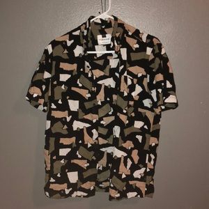 Topman camo button up